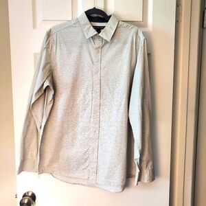 Michael Kors Men's Button Up Shirt Size L Classic Fit